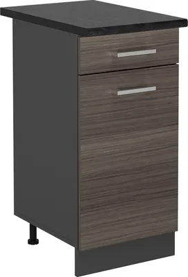 Image de Meuble cuisine Vicco R-Line Gris noble 40cm , PT Anthracite, Model 53955