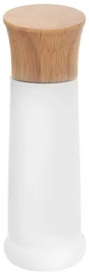 Image de Moulin à poivre et à sel en bambou - 20 cm - Blanc