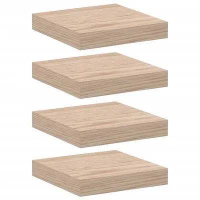 Produktbild von vidaXL Schweberegal 4 Stk. 23x23,5x4 cm Holzwerkstoff