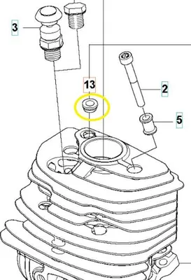Image de Douille 555/560XP Husqvarna 520291101