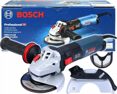 Produktbild von Winkelschleifer Bosch 1700W 125Mm Mit Stufenloser Drehzahlregelung Und Staubfilter