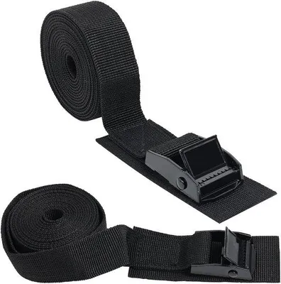 Obrázek produktu pro Odolné upínací popruhy 25 mm, 0,5–5,5 m, 250 kg, odolné proti povětrnostním vlivům