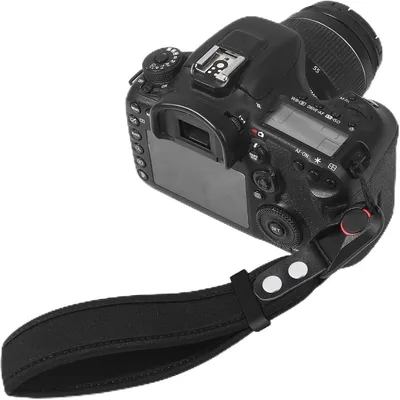 Produktbild von Neopren-Armband für Kameragurt mit Schnellverschluss, geeignet für DSLR- und spiegellose Kameras