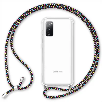 Immagine prodotto di NALIA Samsung Galaxy S20 FE - Custodia per cellulare con catena Cover Cord Case Nero Colorato