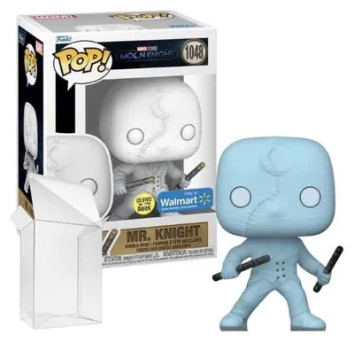 Zdjęcie produktu dla Marvel Moon Knight – Mr. Knight 1048, edycja specjalna, świecąca – figurka winylowa Funko Pop!