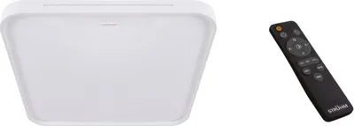 Produktbild von Deckenlampe LED Dimmer Metall B: 34 cm IP44 Weiß eckig neutralweiß 4200 K 2250 lm