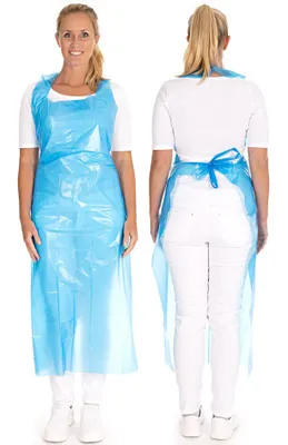 Produktbild von HYGONORM LDPE-Einwegschürze 33 my geprägt blau 50 Stück