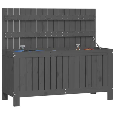 Obrázek produktu pro vidaXL Zahradní truhla Grey 108x42,5x54 cm Borovicový masiv