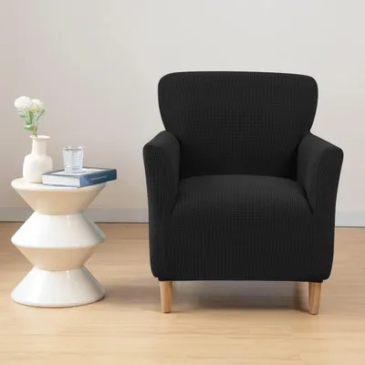 Produktbild von Sesselüberwurf Stretch Schwarz