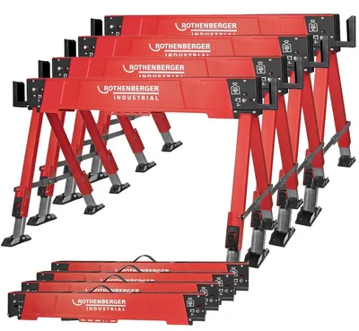 Produktbild von ROTHENBERGER Industrial Falt Arbeitsbock, 4er-Set - 1500005803