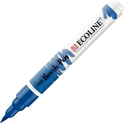 Produktbild von Talens Ecoline 508, 1 Stück(e), Blau, Blau, Weiß, Rund, Tinte auf Wasserbasis