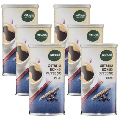 Produktbild von Getreide-Bohnenkaffee Duo, instant, 6 x 100 g