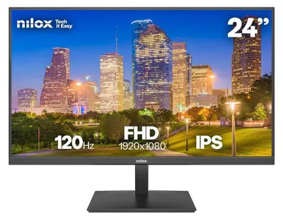 Immagine prodotto di Nilox MONITOR 24 IPS 120 HZ HDMI Y DP, 61 cm (24"), 1920 x 1080 px, Full HD, 4 ms, Nero