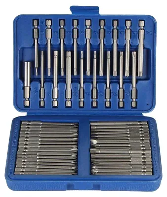 Immagine prodotto di Set di punte per avvitatore elettrico, 50 pezzi, supporto di prolunga magnetico, 50 pezzi