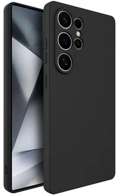Image de Pour Samsung Galaxy S25 Ultra Silicone TPU Housse de protection Couverture Flexible Noir