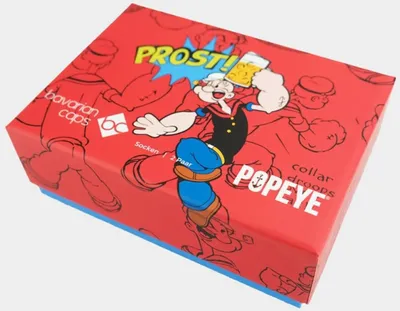 Bavarian Caps Sockenbox "Popeye" in schwarz