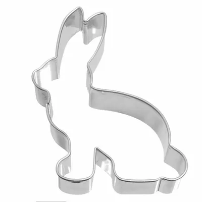 Obrázok produktu pre Vykrajovač na sušienky Birkmann Bunny sitting, vykrajovač na sušienky, sušienky, sušienky, nerezová oceľ, 7 cm, 191617