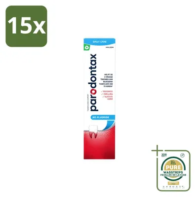 Produktbild von 15 x Parodontax Tandpasta ohne Fluorid - 75 ml - Vorratspackung - 15 Stücke