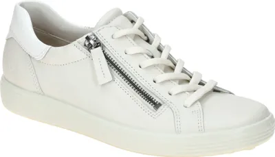 Produktbild von Ecco SOFT 7 Damenschuhe - sportliche Schnür- Halbschuhe weiß NEU
