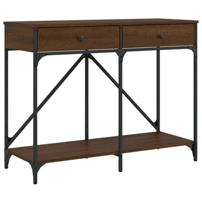 Produktbild von Konsolentisch Braun Eichen-Optik 100x39x78,5 cm Holzwerkstoff