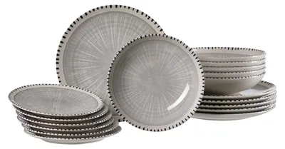 Produktbild von Ritzenhoff & Breker Natura Teller-Set 18-teilig - Grau