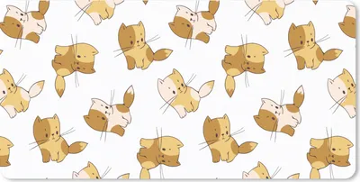 Produktbild von MuchoWow® Mauspad Mousepad Muster - Katze - Kätzchen - Jungen - Mädchen - Kinder - Kind 60x30 cm - Mousepads - Maus Mat - Pad - Mausunterlage - Nachhaltig