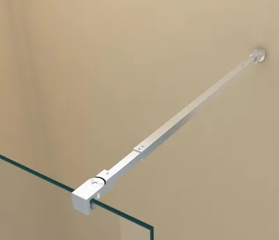 Produktbild von BuyLando Stabilisator Stange - Flexibel - 850-1500mm - für Duchwand & Duschkabine