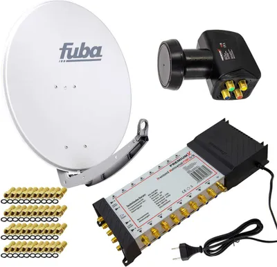 Produktbild von PremiumX SAT Anlage Fuba DAA 780 G Antenne 5/16 Multischalter LNB F-Stecker