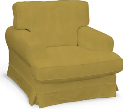 Productafbeelding van Dekoria bekleding voor de Ekeskog fauteuil, mosterdkleur, bekleding voor de Ekeskog fauteuil