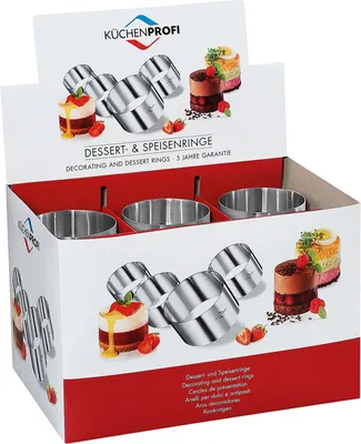 Image de Küchenprofi Dessert- und Speisenringe 905052800 4007371051873