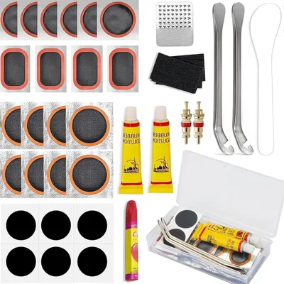 Produktbild von Flickzeug Fahrrad Reparaturset mit Reifenheber & Flickset