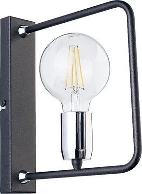 Produktbild von Metall Wandlampe ILYANA in Graphit E27 Modern dekorative Wandleuchte Lampe Diele Flur Wohnzimmer