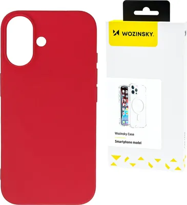 Produktbild von Wozinsky Silikonhülle für Samsung Galaxy S25+ - Rot