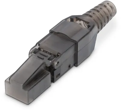 Produktbild von DIGITUS RJ45-Stecker Cat6a für Feldanwendungen ungeschirmt