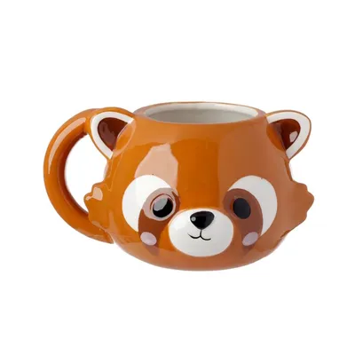 Produktbild von Kindertasse Roter Panda Kaffeebecher Tasse aus Keramik
