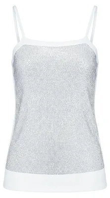 Image de KRZY, haut pour femme - blanc, taille S