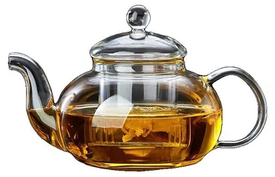 Immagine prodotto di Teiera in vetro, capacità 1,0 L, design resistente al calore, 1000 ml