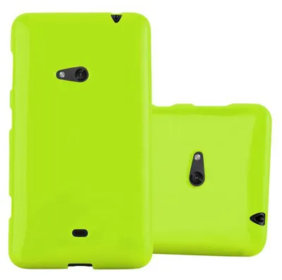 Image de Cadorabo Housse pour Nokia Lumia 625 Housse en TPU vert Etui Housse Case Cover