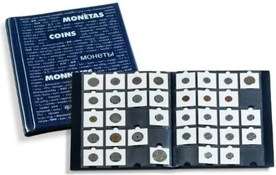 Produktbild von Münzrähmchen Album mit 10 Hüllen für je 20 Kartonrähmchen