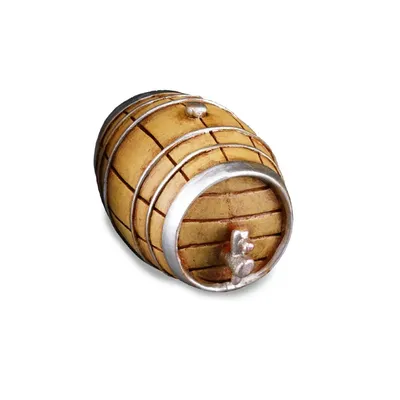 Image de Grande fût de bière miniature en bois pour collectionneurs et décoration