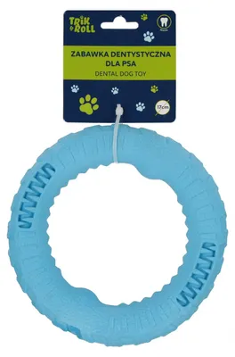 Obrázek produktu pro Pet Toy Dentální kroužek pro psy Modrý 17 cm
