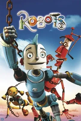 Produktbild von Robots Poster + Geschenkverpackung. Verschenkfertig!