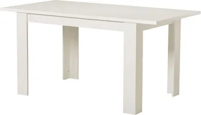 Produktbild von Dmora Esstisch Uscio 120x80x75 cm Weiß, 6 Plätze, Rechteckig