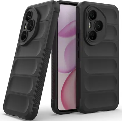 Produktbild von Handyhülle für Honor 40 Pro Weich TPU Silikon Stossfest Anti-rutsch Hülle Schwarz