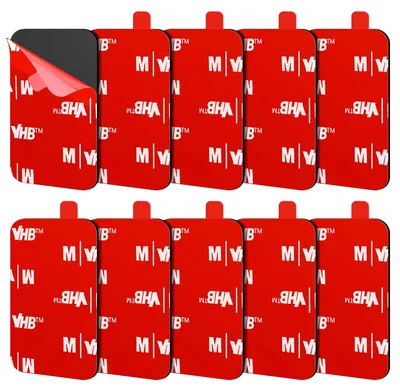 Produktbild von Doppelseitiges Klebepad Klebeband Montageband - Extra stark - Wasserdicht - 44 x 34 mm - Für Auto und Actionkamera