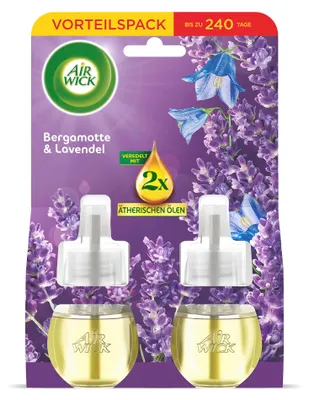 Image de Diffuseur d'ambiance Air Wick Duo – Parfum : Bergamote et lavande – Parfum floral