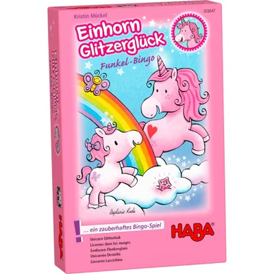 Obrázok produktu pre HABA Jednorožec trblietavé šťastie - šumivé bingo 303647