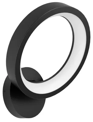 Image de Eglo Connect LED Applique Marghera-Z noir 30,5 x 27 cm dimmable