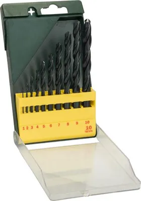 Produktbild von Metallbohrer-Set HSS-R, 10-teilig, 1 - 10 mm