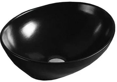 Immagine prodotto di Mexen Elza lavabo da appoggio 40 x 33 cm, nero lucido - 21014070